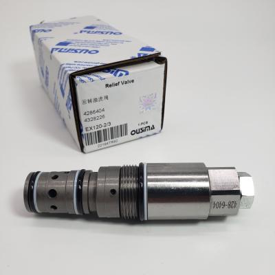 China 4286404 4328226 Hydraulic Relief Valve For Hitachi EX120-2 EX120-3 EX120-5 zu verkaufen