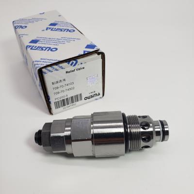 China 709-70-74103 709-70-74302 Hydraulic Relief Valve For Excavator Komatsu PC200-5 for sale