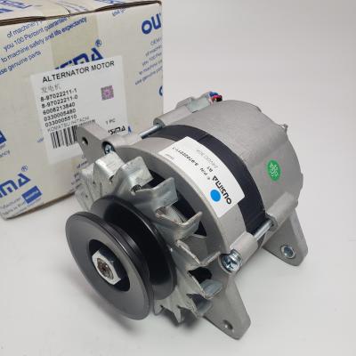 China 8-97022211-1 8-97022211-0 Excavator Alternator 6008213840 0330005480 0330005510 For KOAMTSU HITACHI SUMITOMO 4BD1 for sale