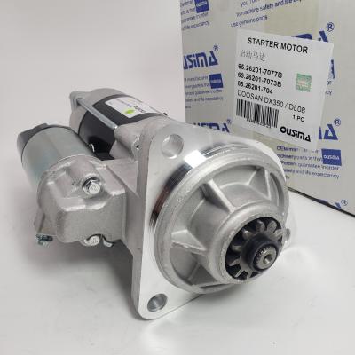Китай мотор стартера 65.26207-7073B двигателя дизеля 65.26201-7077B 65.26201-704 для Doosan DX350 DL08 продается