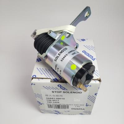 China 32A61-09010 136-9517 199-3409 Shutoff Solenoid Valve For  933C MITSUBISHI S4S S6S for sale
