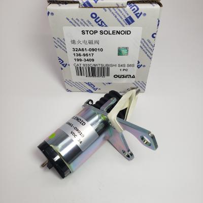 Cina 32A61-09010 136-9517 199-3409 elettrovalvola a solenoide di arresto per  933C MITSUBISHI S4S S6S in vendita