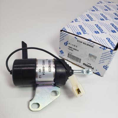China Válvula electromagnética 16851-60014 del cierre de combustible para Kubota B7410D BX1500D BX1800D BX1830D en venta