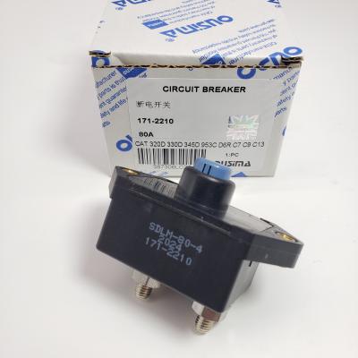 China 171-2210 1712210 80A Circuit Breaker Relay For CAT 320D GC 330C 336D 349D C27 for sale