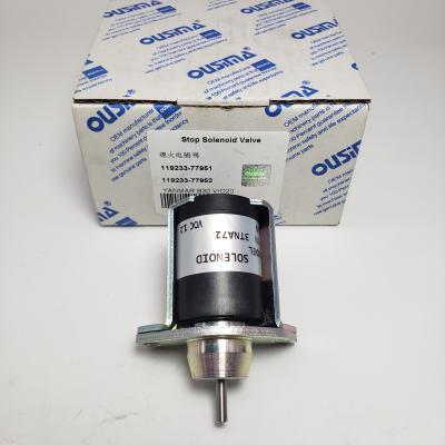 China Fuel Shut Off Stop Solenoid Valve 119233-77951 119233-77952 For YANMAR B30 for sale