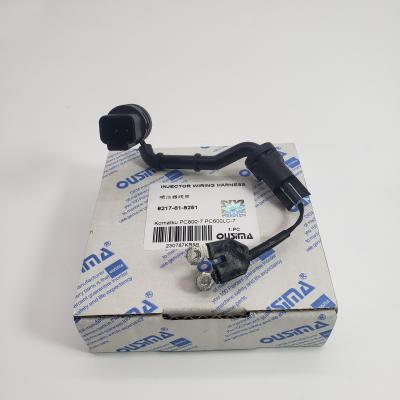 China Arnés de cableado del inyector 6217-81-9251/6217-81-9252 para Komatsu PC800-7 PC600LC-7 en venta