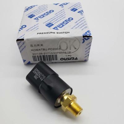 China OUSIMA Pressure Switch Sensor 20Y-06-21710/20PS579-16 For KOMATSU Excavator  PC200-6 for sale