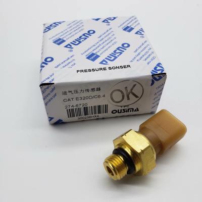 China OUSIMA 2746720 274-6720 Oil Pressure Sensor Excavator Spare Parts For  E320D C6.4 for sale