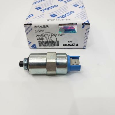中国 OUSIMA Stop Solenoid 26420471 7185-900P 24v Shut Off Solenoid 26420471 7185900P For Perkins Engine 販売のため