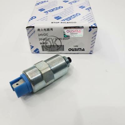 中国 OUSIMA Stop Solenoid 26420471 7185-900P 24v Shut Off Solenoid 26420471 7185900P For Perkins Engine 販売のため