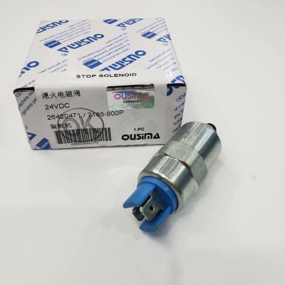 Chine OUSIMA Stop Solenoid 26420471 7185-900P 24v Shut Off Solenoid 26420471 7185900P For Perkins Engine à vendre