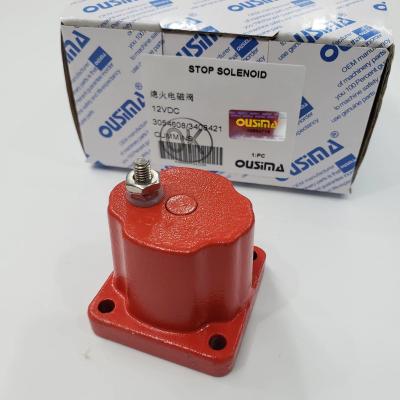 China OUSIMA Diesel Fuel Pump Solenoid Valve 3054608 3408421 12V For Cummins Engine zu verkaufen