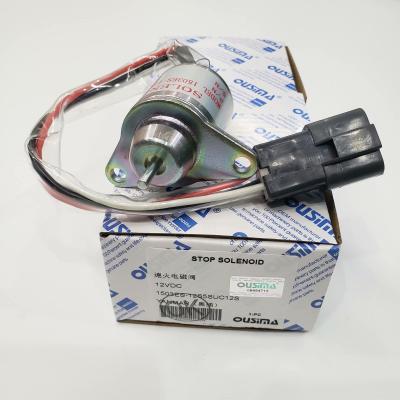 China OUSIMA Fuel Stop Solenoid 1503ES-12S5SUC12S 12V Flameout Solenoid Valve For Excavator  YANMAR for sale