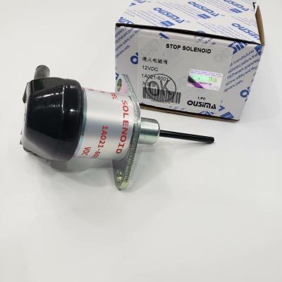 China OUSIMA 1A021-60017 Fuel Shut Off Solenoid 1A02160017 For Excavator KUBOTA for sale