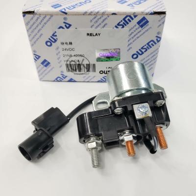 China Recambios eléctricos de HYUNDAI de la retransmisión del contador de tiempo de Relay Heater 21N842050 24V del excavador de OUSIMA 21N8-42050 en venta