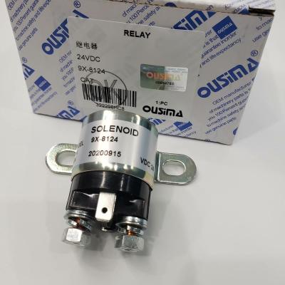 China OUSIMA 9X8124  Magnetic Contact Switch 9X-8124 24V For  Excavator Electric Parts for sale