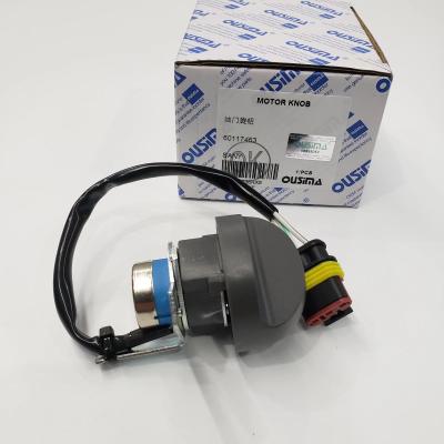 China SANY Electric Throttle Motor , 60117463 Throttle Control Knob for sale