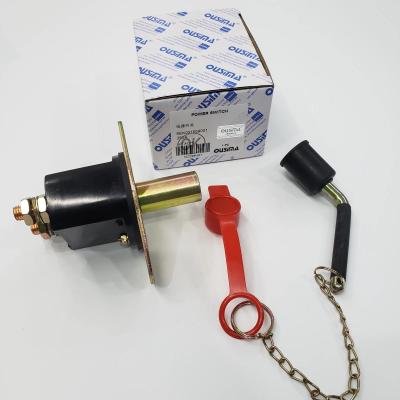 China OUSIMA 6EK001559001 Hitachi Solenoid Valve Battery Master Switch For Excavator for sale