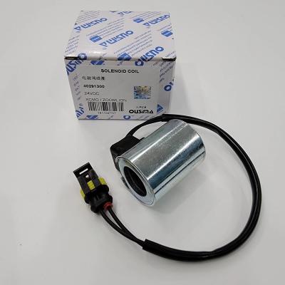 China 24VDC Solenoid Valve Coil 40291300 For Excavator XCMG ZOOMLION for sale