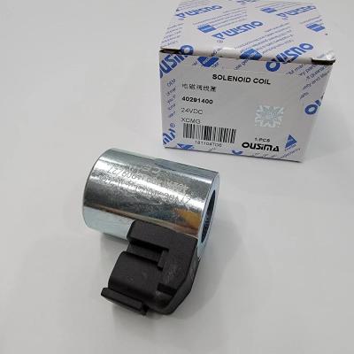 China Hydraulic Solenoid Valve Coil 24vdc 0291400 For Excavator XCMG for sale