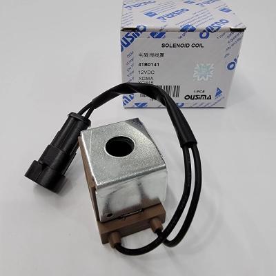 China 41B0141 Solenoid Coil 12vdc For XGMA Excavator XG815 for sale