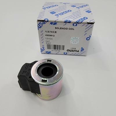 China 4303612 Solenoid Valve Coil 12 Volt For  E307 Excavator Hydraulic Spare Parts for sale
