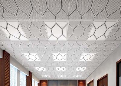 China Dustproof Clip In Ceiling , Aluminum Patterned Vintage Victorian Ceiling Tiles for sale