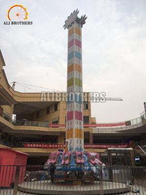 China Atracciones emocionantes del parque de atracciones de la torre del descenso, paseo de la tolva de la rana de la torre de la caída en venta