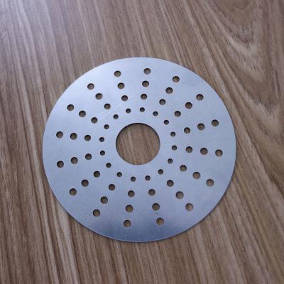 China 0.5mm-20mm Laser Cutting Metal Parts , Laser Cut Components With Round Holes for sale