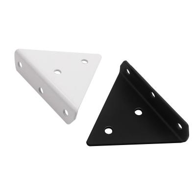 China Shape Custom Metal Bracket , Black Steel Beam Support Brackets For Industrial for sale