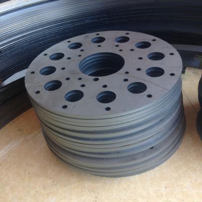 China Fabricação de chapas de metal espessas por encomenda Serviço de corte a laser Dobragem de dobragem Soldadura Partes de aço carbono à venda