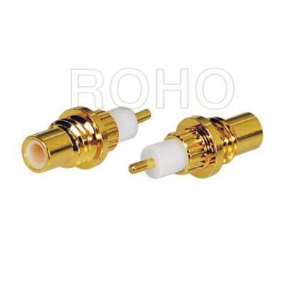 China Gold Plated Male SMC RF Coaxial Connector for Cable for sale