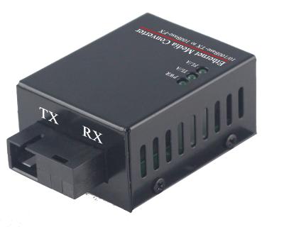 China LC FC Mini Media Converter Switch 850nm / 1550nm Wavelength ROHS CE Certification for sale