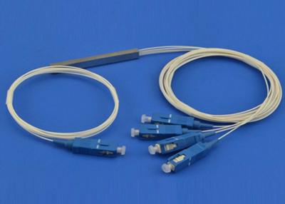 China Excellent Mechanical Mini Fiber Optic PLC Splitter 1X4 1X16 1X32 , Gpon Optical Splitter for sale