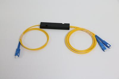 China Módulo do divisor do PLC da fibra ótica 1*8, mini caixa de aço Spitter do ABS do tubo à venda