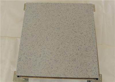 China Little cymbidium Anti Static Floor Tiles Cement infilled for computer room for sale