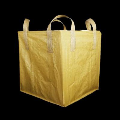 China Brown Freight Flexible Polypropylene Bulk Bags 1500kg Anti Static for sale