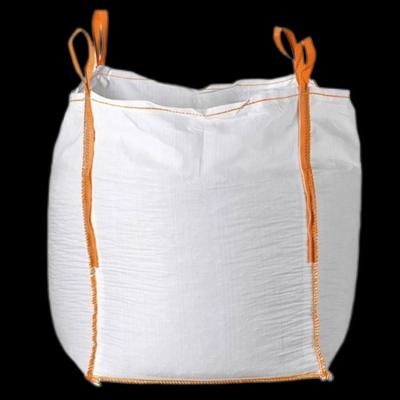 中国 湿気防止FIBC Flexible Intermediate Bulk Container White Full Open Bulk Bag 1500kg 販売のため