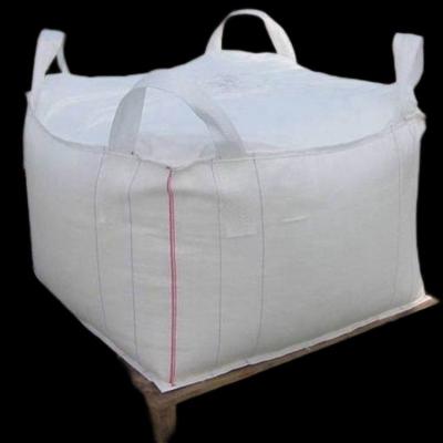 China 1.1m 1 Ton Skirt Cover FIBC Bulk Bags Custom Packaging Grid Bottom for sale