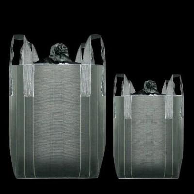 China Flat Bottom Woven Polypropylene Bulk Bags OEM Granite Dust Ton Bag 200GSM for sale
