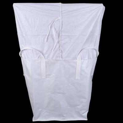China Thicken Poly Empty Jumbo Bags OEM Flexible Intermediate Bulk 39×39×47in for sale