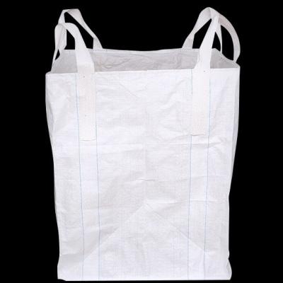 中国 白いFIBCのジャンボは再使用可能で柔らかい砂の大きさ袋110X110X110cmを袋に入れる 販売のため