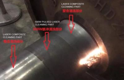 China máquina composta da limpeza do laser de 500w 1000w para a estrada de ferro à venda