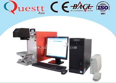 China Laptop Control Portable Fiber Laser Marking Machine For Metal / Non Metal Material for sale