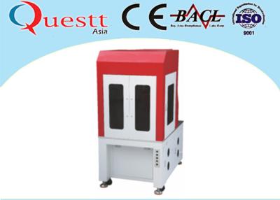 China Der Luftkühlungs-UV-Laser, der Maschine 8W mit markiert, drehen Tabelle, die optionale ISO genehmigte zu verkaufen