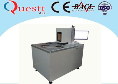 China Automatic Optical Fiber Laser Marking Machine For Saw Blade Etching , Jig Customized for sale