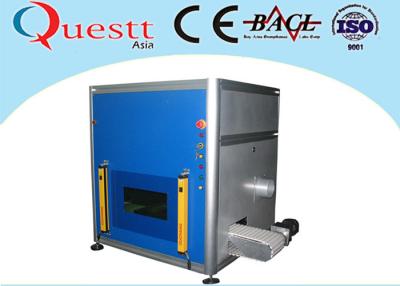China Industrial 4.0 Fiber Laser Marking Machine for Metal with Conveyor Belt , 7 m/min Speed for sale