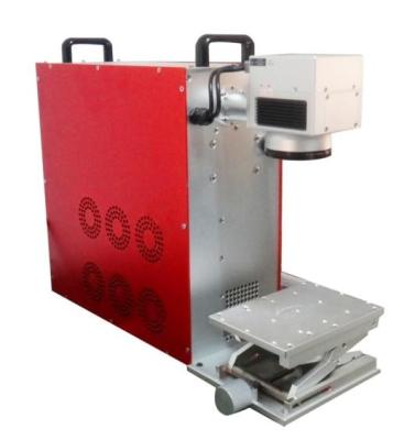China Fiber Laser Marking Machine 0℃-45℃ External Temperature Min Linewidth 0.012mm Overall Dimension 500mmX103mmX110mm/416mmX for sale