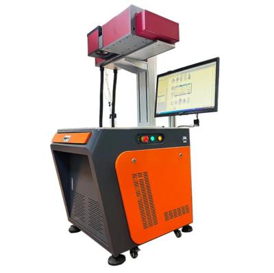 中国 3D Dynamic 600*600 mm CO2 metal tube laser marking machine for nonmetal high precision RF tube laser cutting machine 販売のため