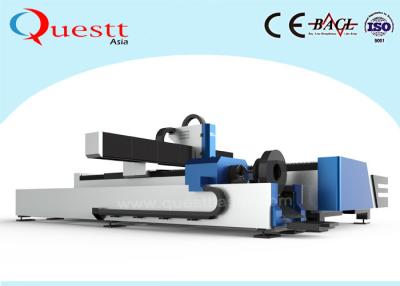 Cina taglierina del laser del metallo 500W, tagliatrice del laser del tubo per lo strato/tubo rotondo del quadrato in vendita